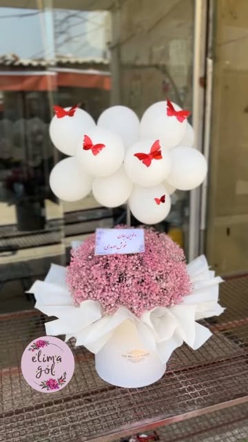 باکس گل نوزاد دخترانه