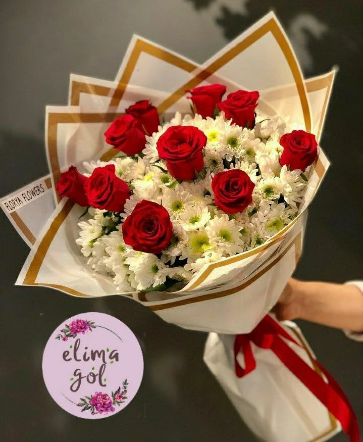 دسته گل اقتصادی رز