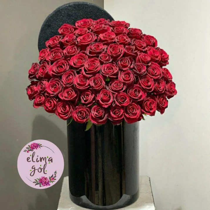 باکس 80 شاخه رز هلندی